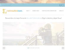 Tablet Screenshot of extremaduratours.com